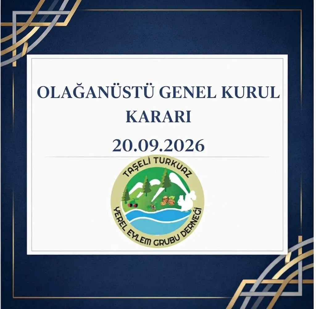 OLAĞANÜSTÜ GENEL KURUL KARARI